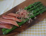 アスパラとかにの香りめんつゆ漬け作り方4写真