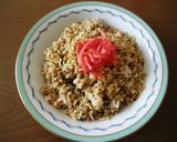 パパッと！ストックそぼろ　ｄｅ　炒飯作り方5写真