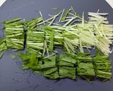 【簡単副菜】水菜と豆腐のごま風味サラダ作り方2写真