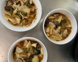 根菜茄子白菜中華風オイ味噌味温野菜サラダ作り方19写真