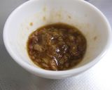 新玉ねぎと鶏肉の梅肉サラダ作り方1写真