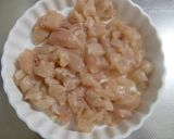 新玉ねぎと鶏肉の梅肉サラダ作り方3写真