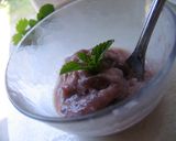 驚っ！凍り水ようかんの牛乳がけ♪作り方4写真