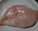 ✿枝豆と鶏むね肉の梅肉和え✿作り方1写真