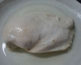 ✿枝豆と鶏むね肉の梅肉和え✿作り方3写真