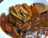 お鍋1つ！冷蔵庫一掃の手羽先トマトカレー作り方13写真