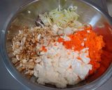 我が家の豆腐いわしハンバーグwith照り焼きソース作り方3写真