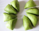 抹茶ミルクあずきパン作り方10写真