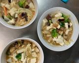 肉無豆腐クリーミー梅炒飯味豆腐野菜炒め作り方17写真