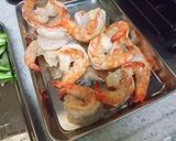 XO醤で海老なすパラ炒め作り方4写真