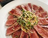 味研焼肉の生だれで作る 牛たたきの香味ポン酢がけ作り方10写真