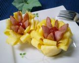 お弁当に～クルクルお花ウインナー✿作り方9写真