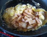 キムチ鍋味で大根の卵つつみ作り方4写真
