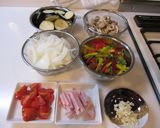☆残り野菜で簡単カポナータソース☆作り方1写真