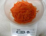 炒め人参の胡麻和え★お弁当に！小鉢に！作り方1写真