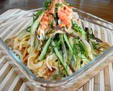 キムチ鍋の素で辛酢っぱい豆乳冷麺♪作り方2写真