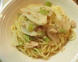 ゲンタレレシピ！白カブとツナのパスタ作り方6写真