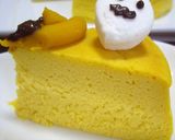 ハロウィンかぼちゃのスフレチーズケーキ❤作り方1写真