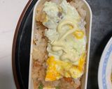 レンジシーフードレモン風味オムライス弁当作り方13写真