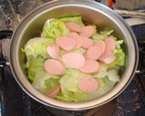 *魚肉ソーセージとレタスの中華風蒸し*作り方1写真