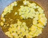 あみ海老と帆立と鰯油漬けとバジルのパスタ作り方11写真