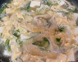 水菜と油揚げのお浸しとお吸い物👉一度に2品作り方5写真