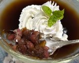 ゆで小豆とビターなコーヒーゼリー♪作り方8写真