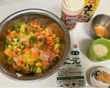 低脂質【鶏胸肉のミートローフ】作り方3写真