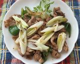 肉ねぎ炒め♪作り方1写真