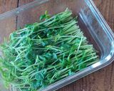 節約!簡単おつまみ♡豆苗とちくわのナムル作り方1写真