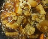 やさしい甘み！肉じゃがのふわっと卵とじ丼作り方4写真