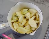 りんごプレザーブのオープンサンド作り方3写真