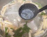 簡単セリと大根のきりたんぽスープ作り方3写真