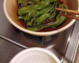 焼き万願寺唐辛子と油揚げ煮作り方3写真