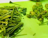 ほうれん草の茎、大量消費！中華おひたし作り方1写真