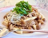 パスタ風〜♡納豆しらす蕎麦〜♡！作り方6写真