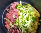 簡単ランチ！キャベツとコンビーフのサンド作り方2写真