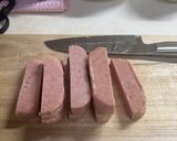 スコーンを活用！スパムフライ作り方1写真