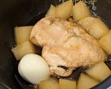 炊飯器にお任せ❣️鶏むね肉の煮込み作り方5写真