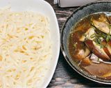 大葉香るナスとサバ缶のつけ汁作り方11写真