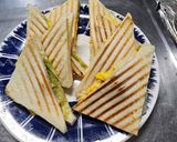 ハムとチーズの卵のホットサンド作り方9写真
