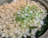 味噌汁→春雨中華スープ→うどん→おじや作り方4写真