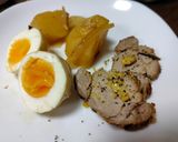 ひれ肉ブロックの塩こうじ煮豚作り方9写真