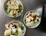 根菜茄子白菜オイトマト炒飯味温野菜サラダ作り方15写真