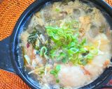水菜と豆富の鯖缶鍋作り方6写真