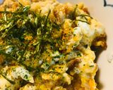 ササッと丼●揚げ玉＆たまご丼作り方3写真