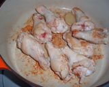 手羽元とじゃがいものショウガ風煮物*作り方3写真