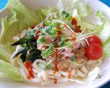 納豆サラダうどん♪お好みでピリ辛に♪作り方6写真