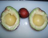 簡単　アボカドとトマトのわさび醤油＊作り方1写真