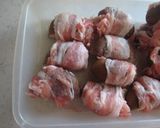 しいたけのぐるぐる豚肉巻き焼き作り方2写真